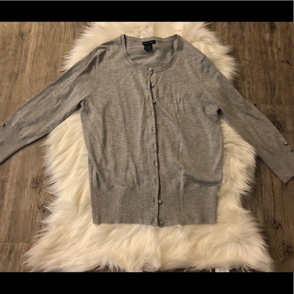 Gray Cardigan